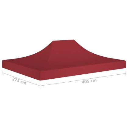 Покривало за парти шатра, 4x3 м, бордо, 270 г/м²