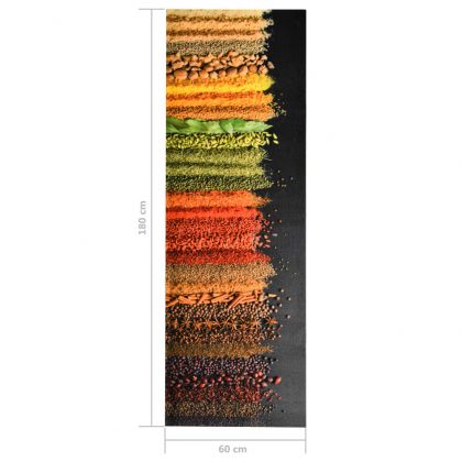 Кухненско килимче, перимо, подправки, 60x180 см
