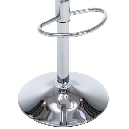 Бар табуретки, 2 бр, сиви, изкуствена кожа