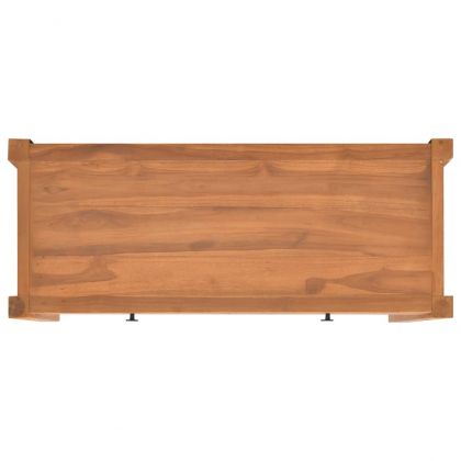 ТВ шкаф 100x40x45 см тиково дърво