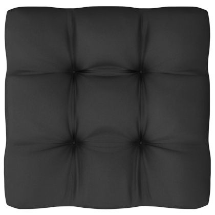 Градински лаундж комплект, 3 части, с възглавници, бор масив