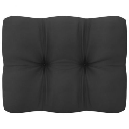 Градински лаундж комплект, 9 части, с възглавници, бор масив