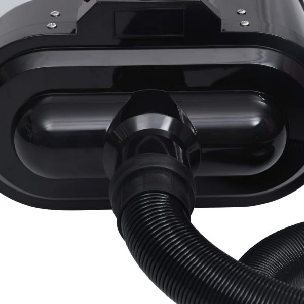 Сешоар за домашни любимци, двоен мотор, черен