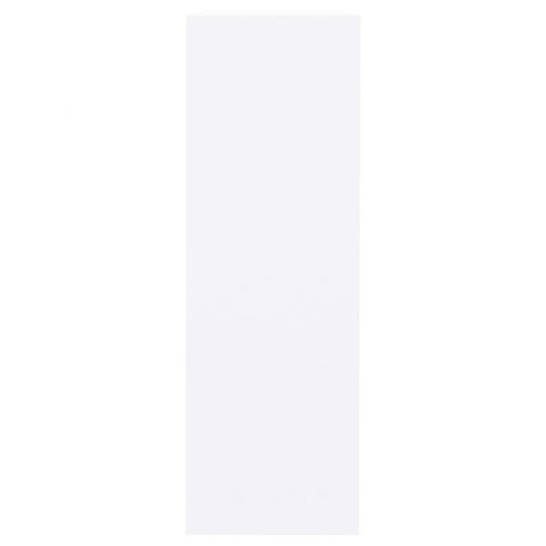 Стенни кубични рафтове, 3 бр, бели, МДФ