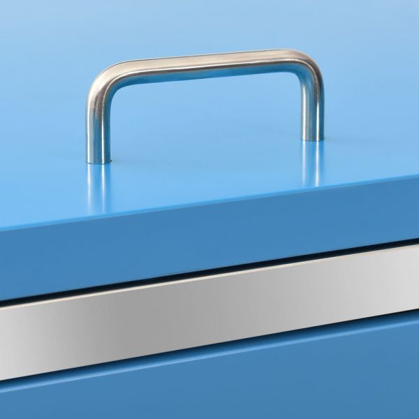 Четворен навес за кофа за смет 276,5x77,5x112,5 см инокс