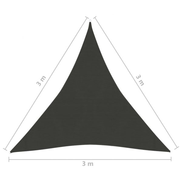 Платно-сенник, 160 г/м², антрацит, 3x3x3 м, HDPE