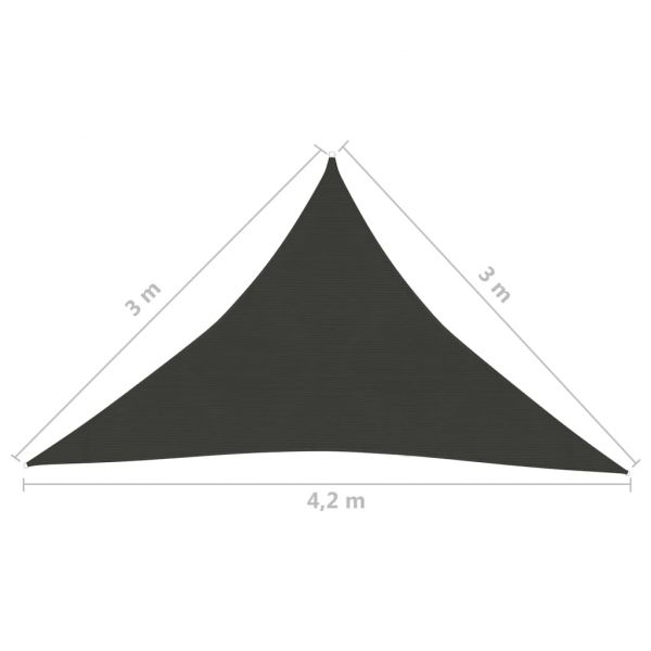 Платно-сенник, 160 г/м², антрацит, 3x3x4,2 м, HDPE