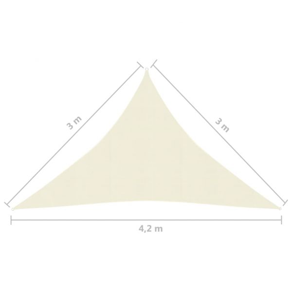 Платно-сенник, 160 г/м², кремав, 3x3x4,2 м, HDPE