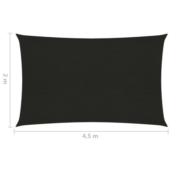 Платно-сенник, 160 г/м², черно, 2x4,5 м, HDPE