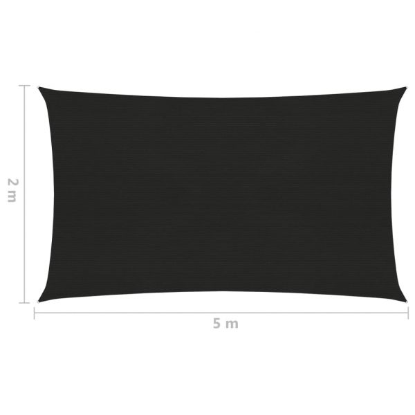 Платно-сенник, 160 г/м², черно, 2x5 м, HDPE