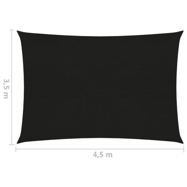 Платно-сенник, 160 г/м², черно, 3,5x4,5 м, HDPE