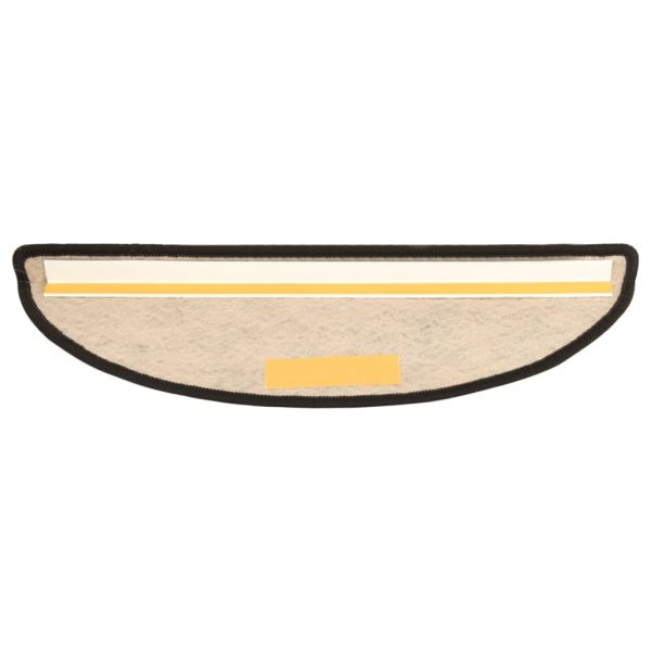 Самозалепващи стелки за стълби сизал 15 бр 56x17x3 см антрацит