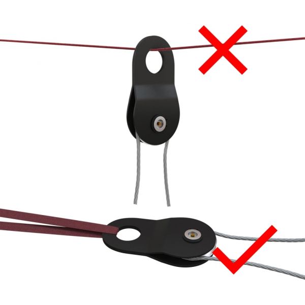 Ролков блок, стомана, 4 тона