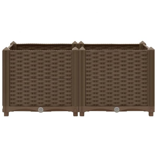 Повдигната леха, 80x40x38 см, полипропилен