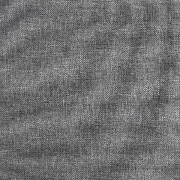 Бар табуретки, 2 бр, светлосиви, текстил