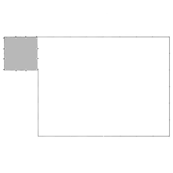 Клетка за кучета, черна, 15,73 м², стомана