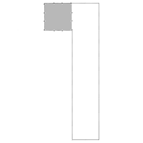 Клетка за кучета, черна, 7,26 м², стомана