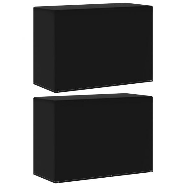 Калъфи градинска мебел 2 бр 6 капси за газ барбекю 180x80x125см