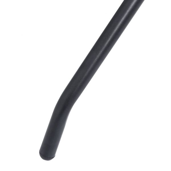 Бистро комплект от 3 части, алуминий и textilene, черен