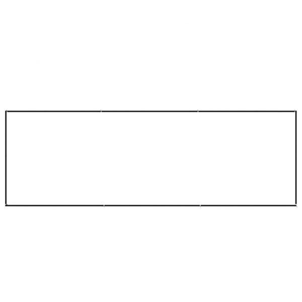 Клетка за кучета, черна, 3 м², стомана