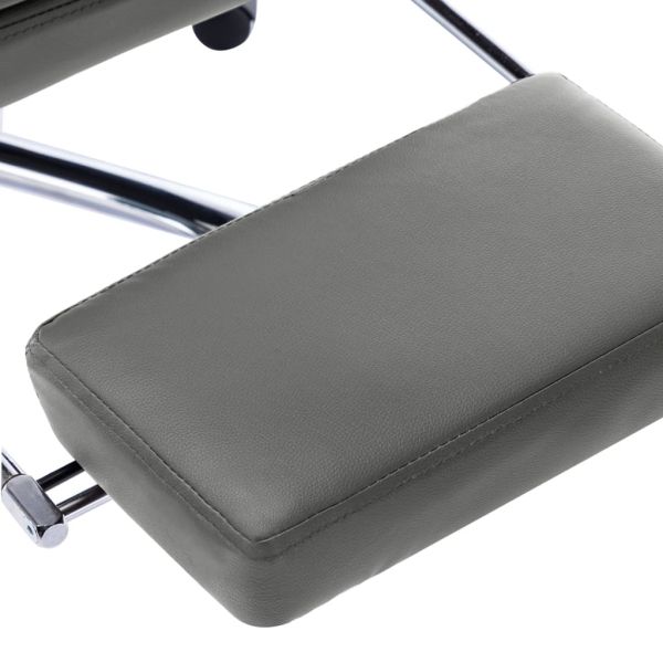 Офис стол, антрацит, изкуствена кожа