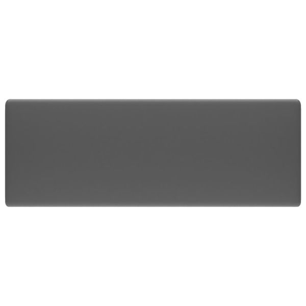 Мивка с преливник лукс квадрат тъмносив мат 41x41 см керамика