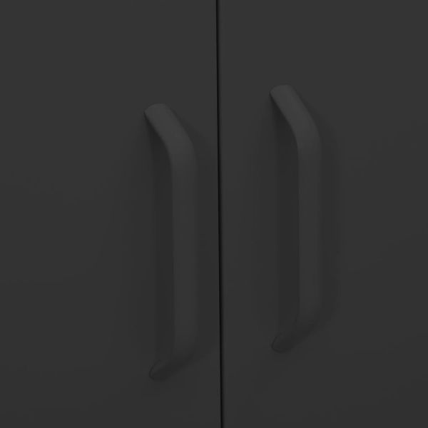 Шкаф за съхранение, антрацит, 80х35х101,5 см, стомана