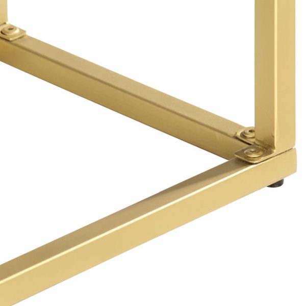 Конзолна маса, 90x30x75 см, мангово дърво масив