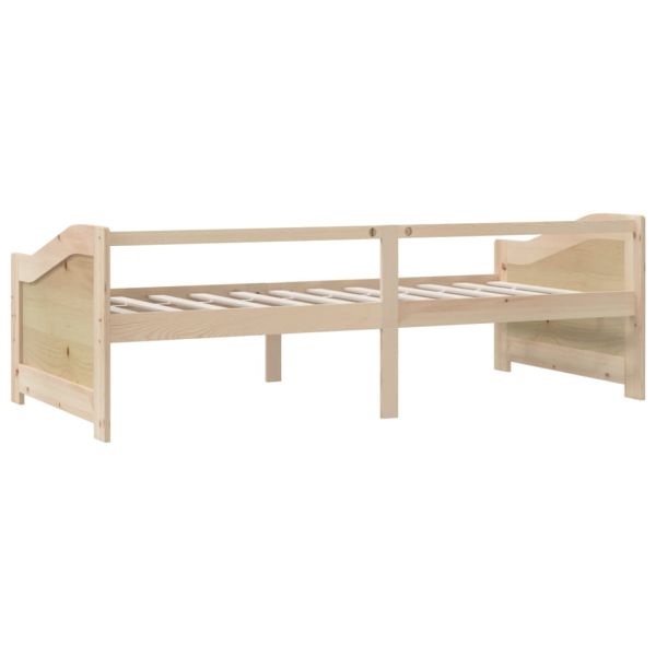 3-местно дневно легло, бор масив, 90х200 см