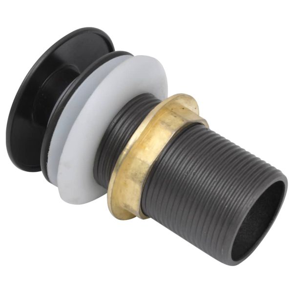 Сифон клик-клак без преливник, сив, 6,4x6,4x9,1 см