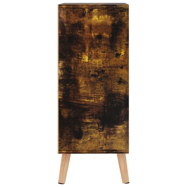Сайдборд, опушен дъб, 60x30x72 см, инженерно дърво