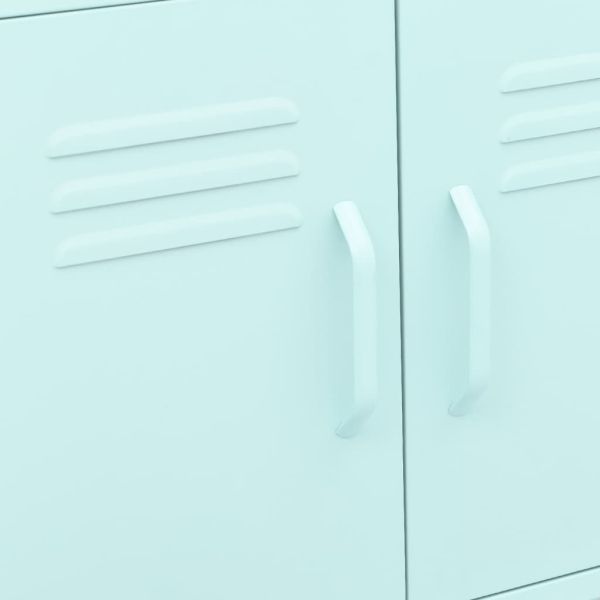 Шкаф за съхранение, мента, 60x35x56 см, стомана