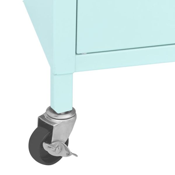 Шкаф за съхранение, мента, 60x35x56 см, стомана