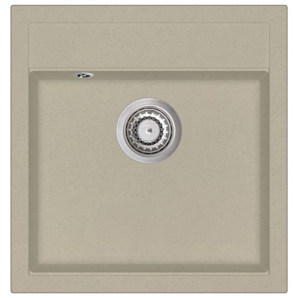 Гранитна кухненска мивка с едно корито, бежова