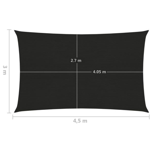 Платно-сенник, 160 г/м², черно, 3x4,5 м, HDPE