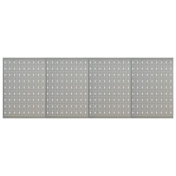 Стенни панели за инструменти, 4 бр, 40x58 см, стомана