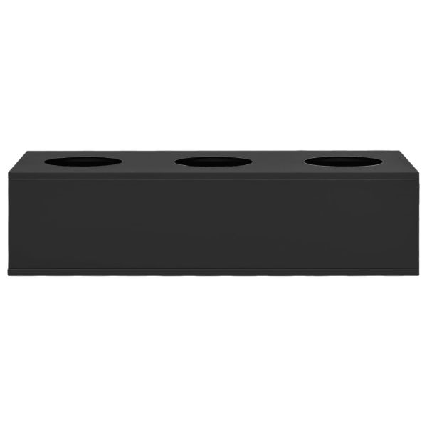 Офис кутия за цветя, антрацит, 90x40x23 см, стомана