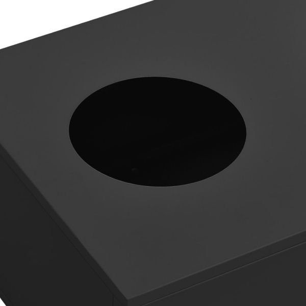 Офис кутия за цветя, антрацит, 90x40x23 см, стомана