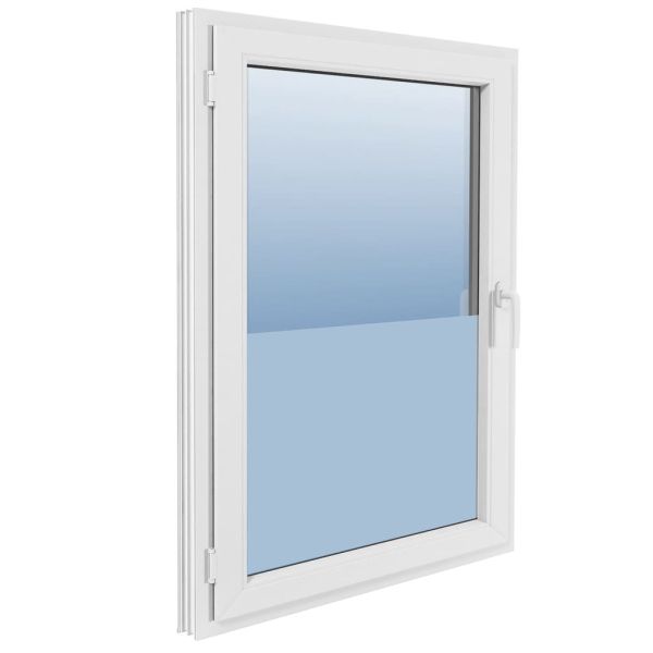 Фолио за прозорци матиран сив 0,9x100 м PVC