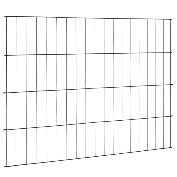 Комплект градински огради 115x79 см зелен