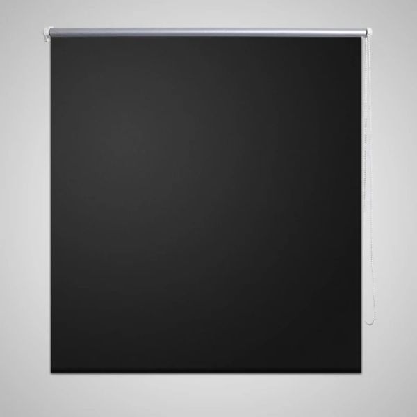 Затъмняваща ролетна щора 124,4x230 см, ширина на плат 120 см, черна