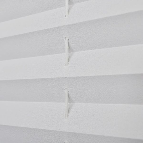 Плисирана щора 90 х 200 см, бяла