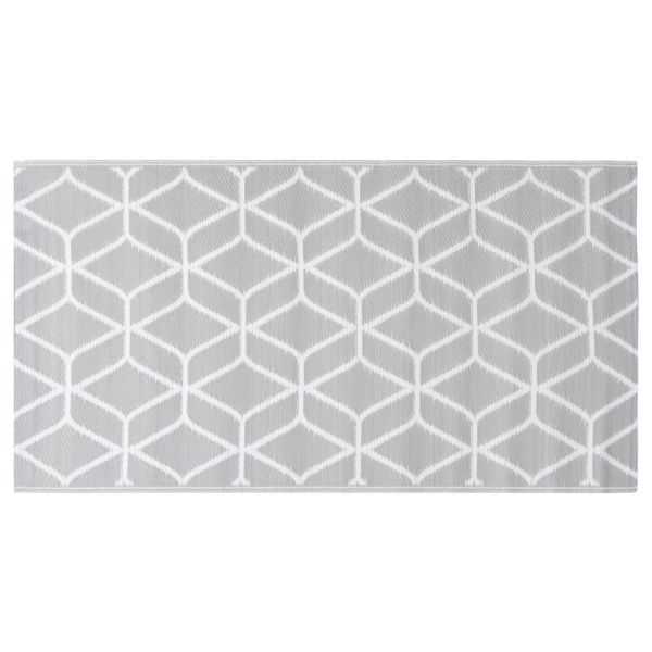 Килим за открито, ARAKIL сив, 190x290 см, PP