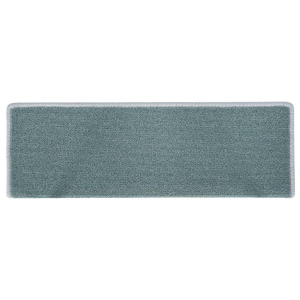 Изтривалки за стълби 15 бр. 65x21x4 см, морскосин, правоъгълен кант