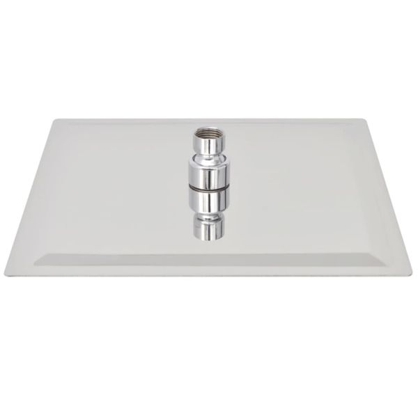 Душ пити от неръждаема стомана, 2 бр, 25x25 cм