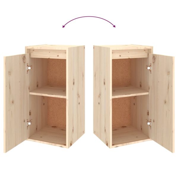 ТВ шкафове, 6 бр, бор масив