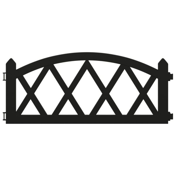 Кантове за тревни площи, 17 бр, черни, 10 м, PP