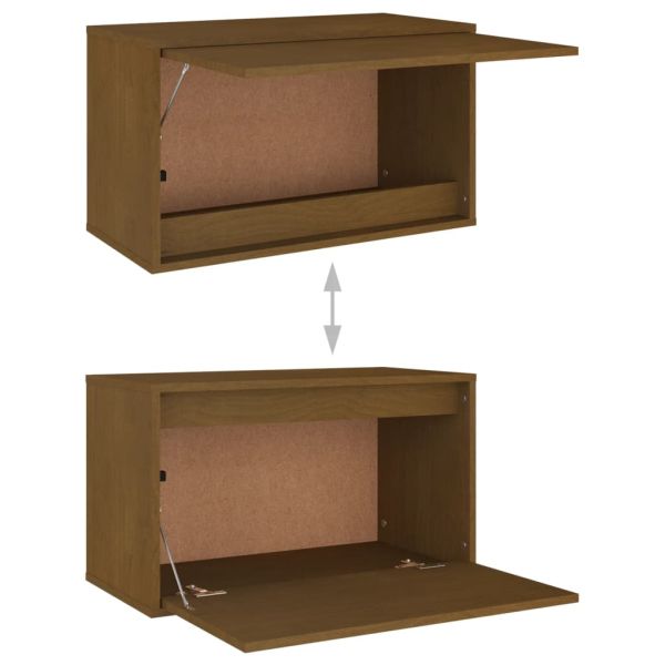 ТВ шкафове, 5 бр, меденокафяви, бор масив