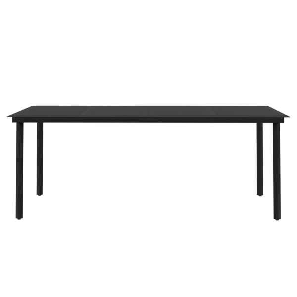 Градински трапезен комплект възглавници 9 части кафяв