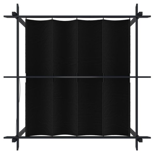 Градинска пергола с прибиращ се покрив, 3x3 м, антрацит